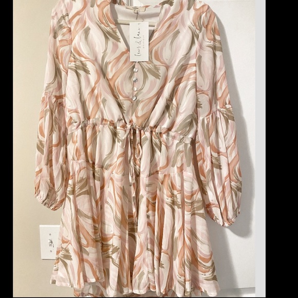 Longsleeve Printed Dress - Picture 7 of 9